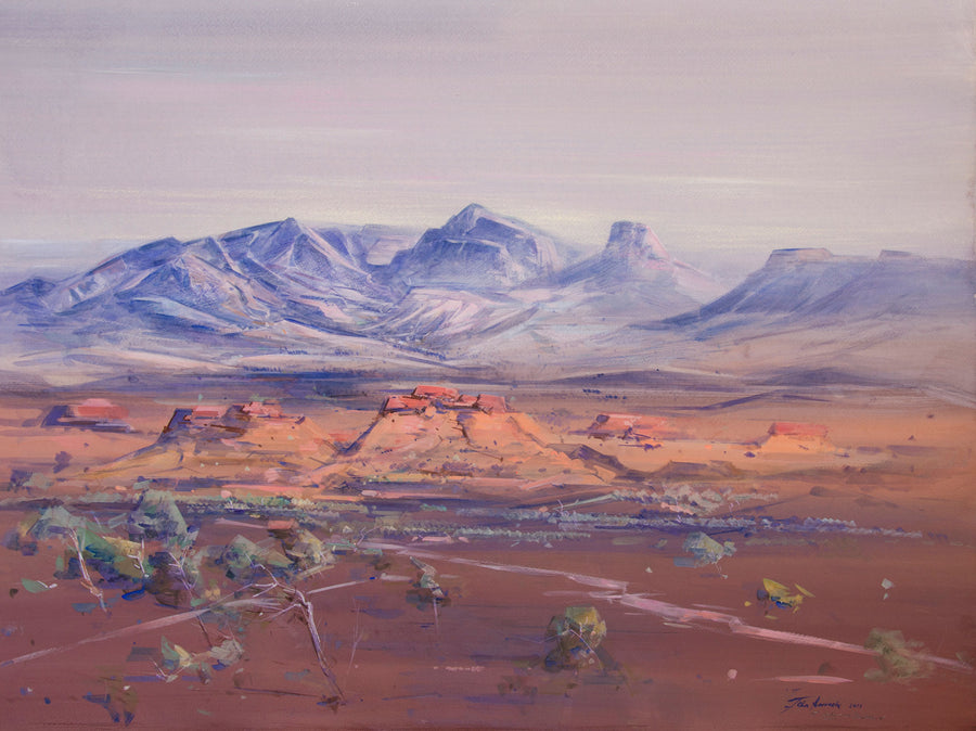 Desert Landscape with Mount Sonder